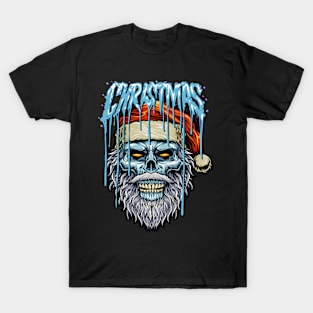 Christmas Skull Santa T-Shirt